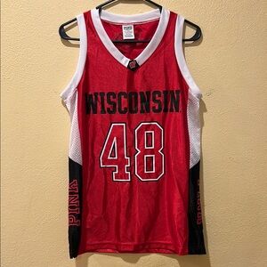 Victoria's Secret PINK Red Jersey WISCONSIN